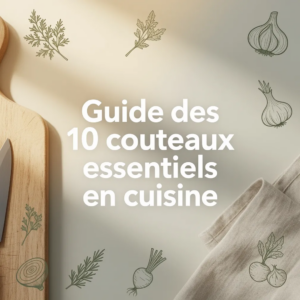 Guide des 10 couteaux essentiels en cuisine