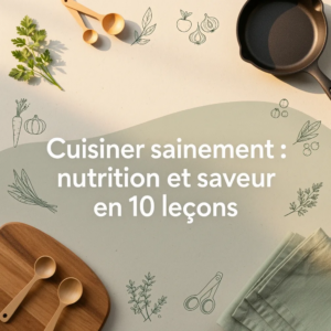 Cuisiner sainement : nutrition et saveur en 10 leçons