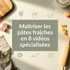 Maîtriser les pâtes fraîches en 8 vidéos spécialisées